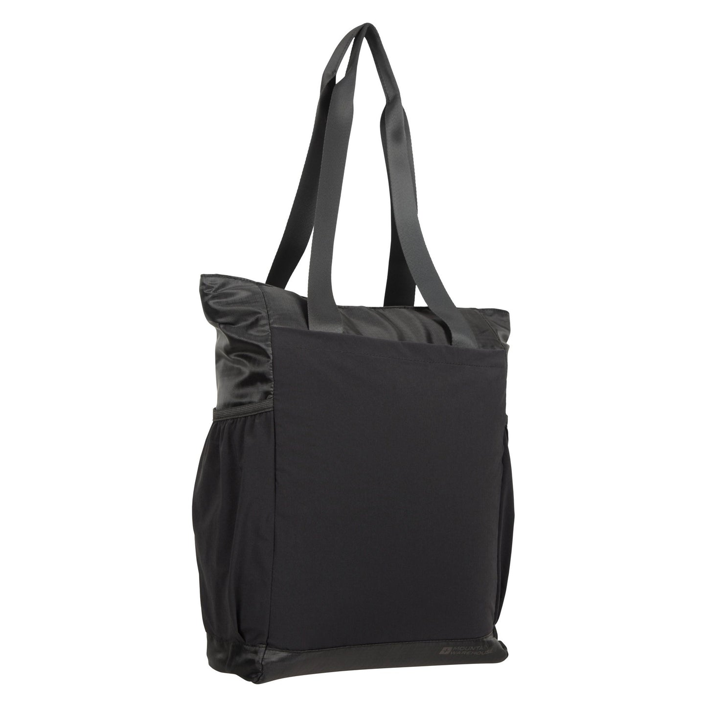 Black - Side - Mountain Warehouse Tote 2 in 1 15L Backpack