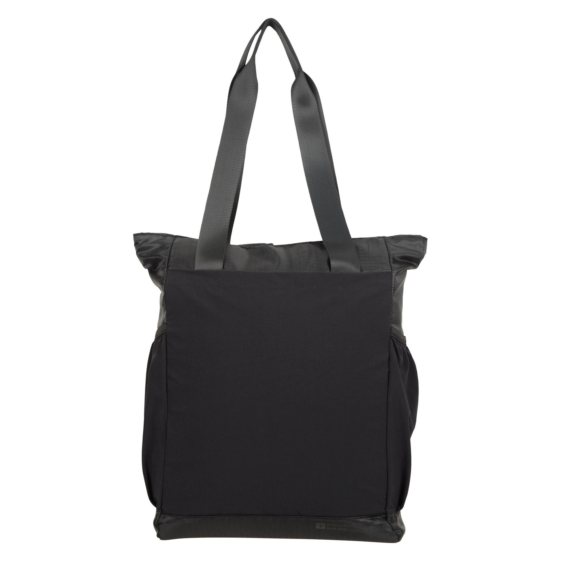 Black - Front - Mountain Warehouse Tote 2 in 1 15L Backpack