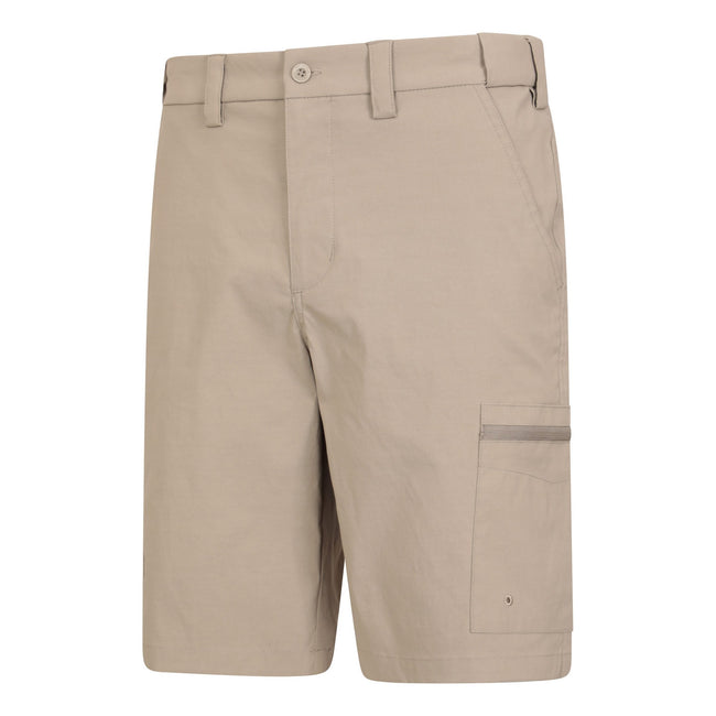 Dark Beige - Lifestyle - Mountain Warehouse Mens Trek Cargo Shorts