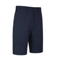 Navy - Side - Mountain Warehouse Mens Trek Cargo Shorts