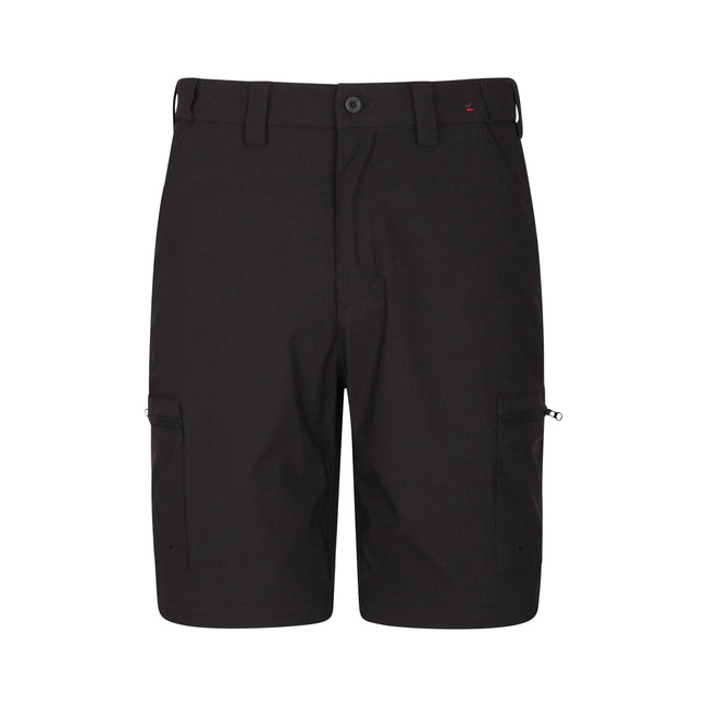 Black - Front - Mountain Warehouse Mens Trek Cargo Shorts