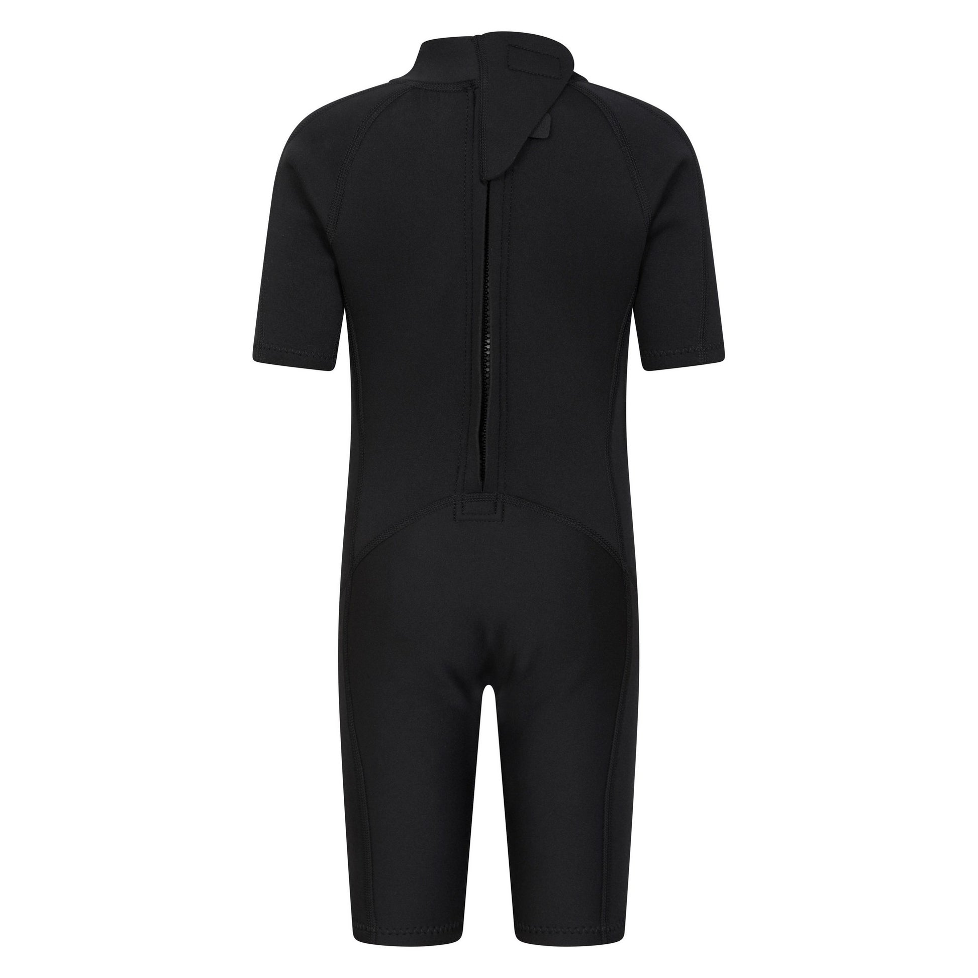 Black - Back - Mountain Warehouse Childrens-Kids Contrast Panel Wetsuit