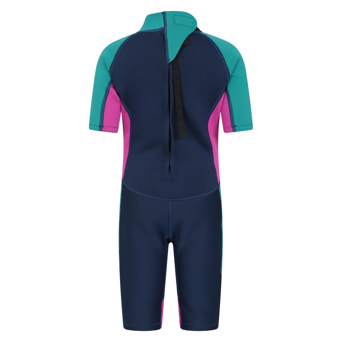Grape - Back - Mountain Warehouse Childrens-Kids Contrast Panel Wetsuit