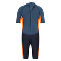 Bright Orange - Back - Mountain Warehouse Childrens-Kids Contrast Panel Wetsuit
