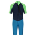 Peach - Front - Mountain Warehouse Childrens-Kids Contrast Panel Wetsuit