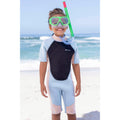 Peach - Front - Mountain Warehouse Childrens-Kids Contrast Panel Wetsuit