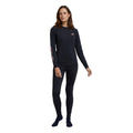 Black - Side - Animal Womens-Ladies Piste Base Layer Leggings