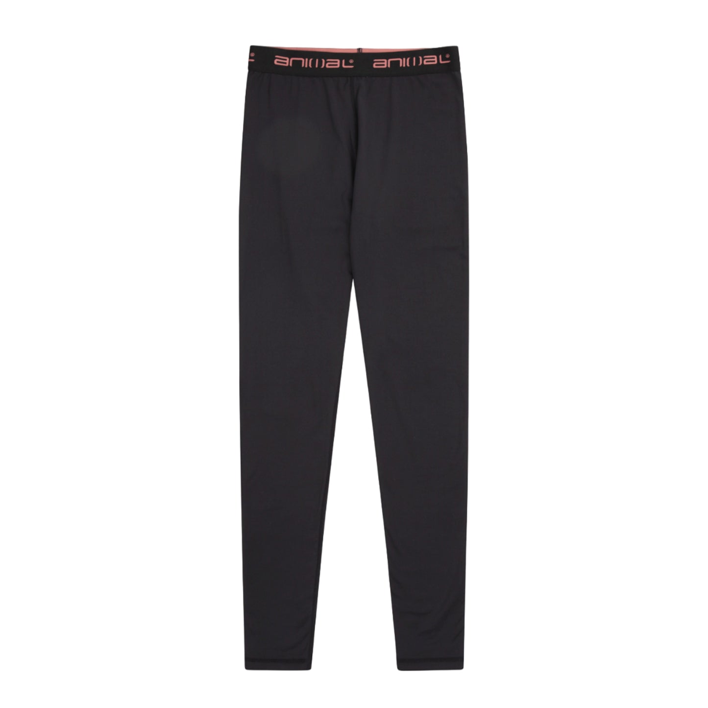 Jet Black - Front - Animal Womens-Ladies Piste Base Layer Leggings