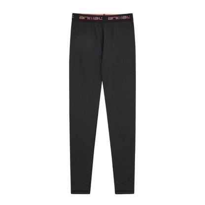 Jet Black - Front - Animal Womens-Ladies Piste Base Layer Leggings
