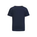 Navy - Back - Mountain Warehouse Childrens-Kids Rainbow Organic T-Shirt