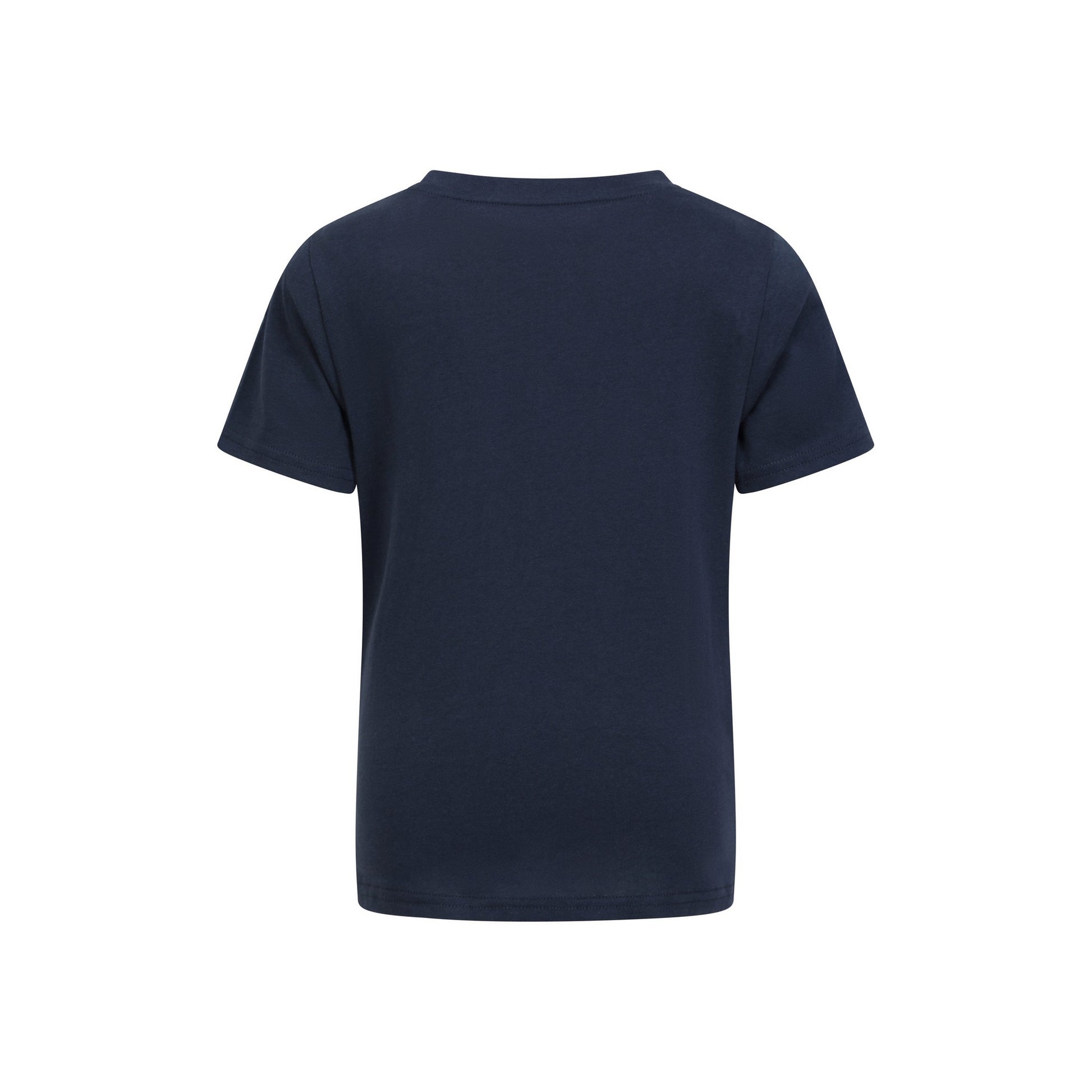 Navy - Back - Mountain Warehouse Childrens-Kids Rainbow Organic T-Shirt