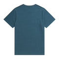 Teal - Back - Animal Mens Jacob Distressed Logo Organic T-Shirt