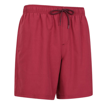 Dark Burgundy - Side - Mountain Warehouse Mens Aruba Swim Shorts