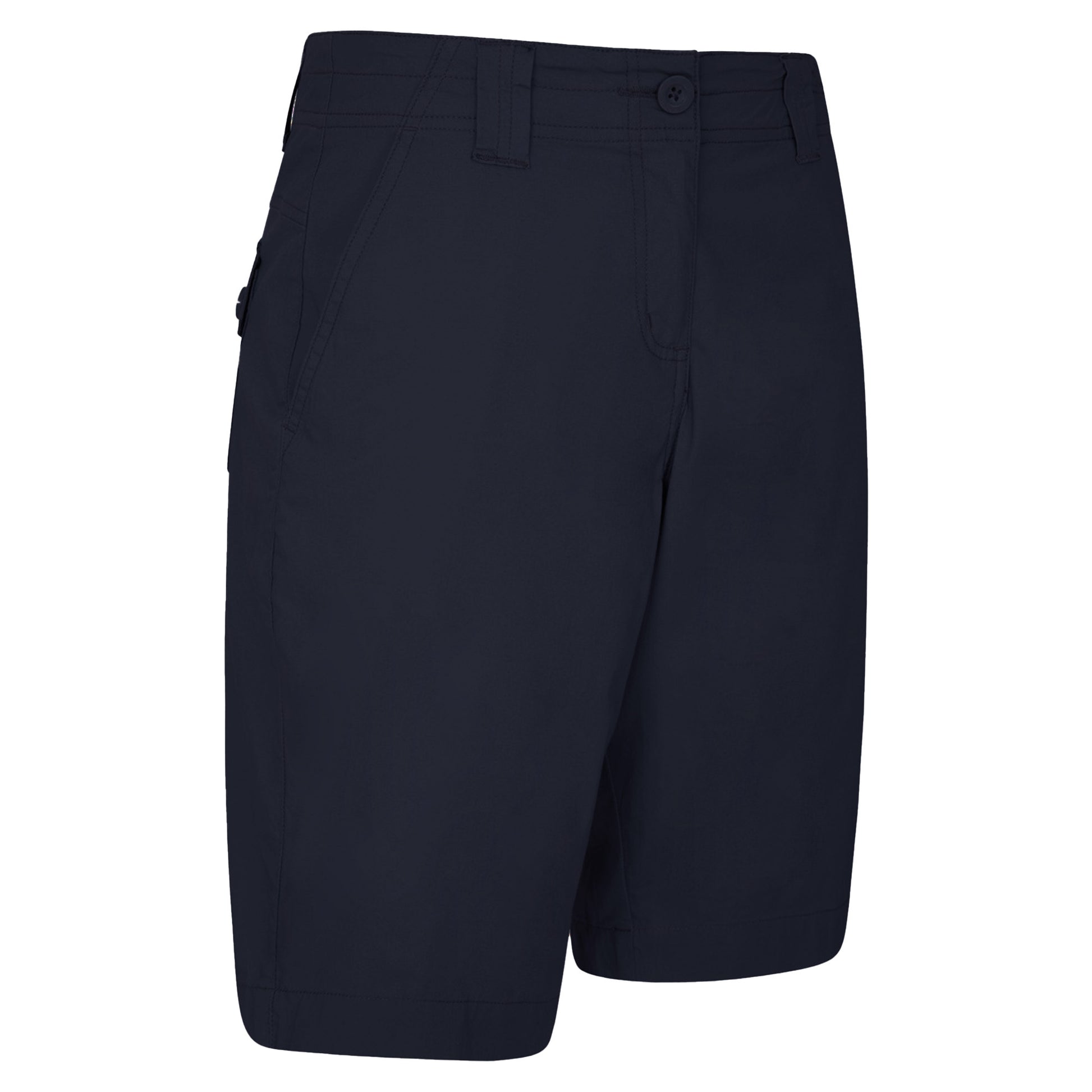 Navy - Side - Mountain Warehouse Womens-Ladies Coast Stretch Shorts