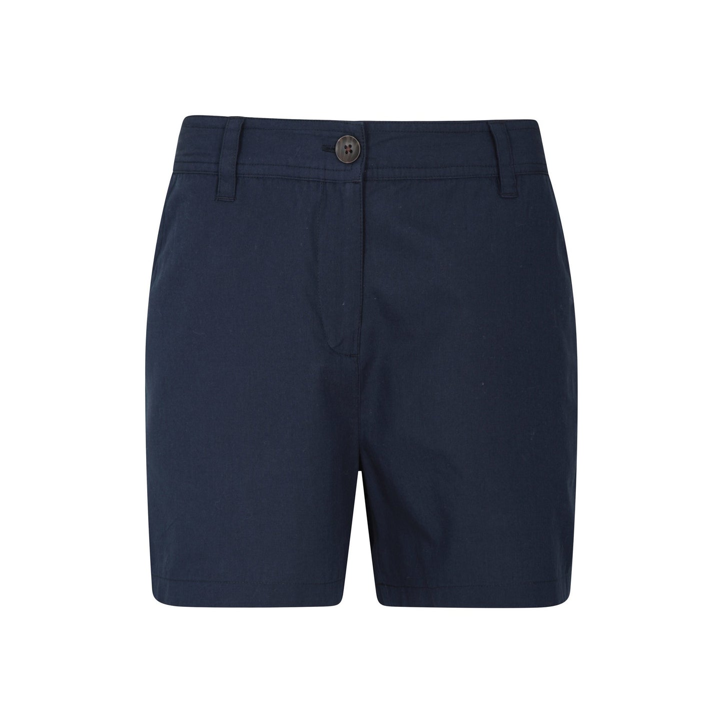 Navy - Front - Mountain Warehouse Womens-Ladies Organic Cotton Plain Shorts