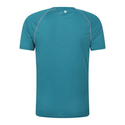 Petrol - Back - Mountain Warehouse Mens Aero II IsoCool T-Shirt