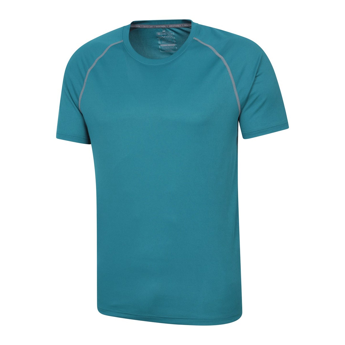 Petrol - Side - Mountain Warehouse Mens Aero II IsoCool T-Shirt