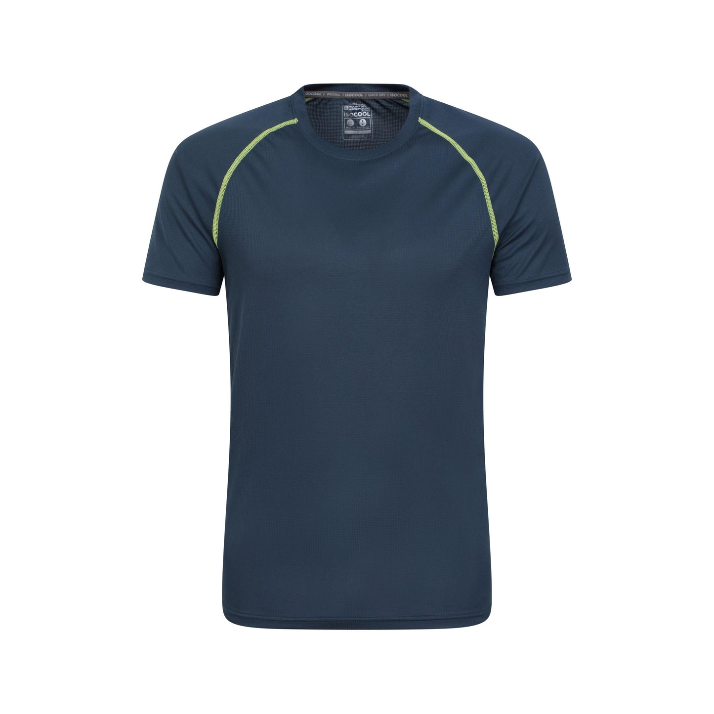 Dark Blue - Front - Mountain Warehouse Mens Aero II IsoCool T-Shirt