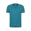 Petrol - Front - Mountain Warehouse Mens Aero II IsoCool T-Shirt