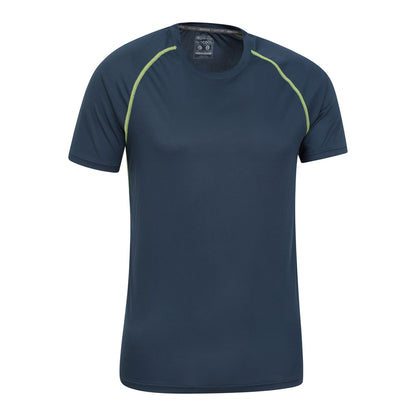 Dark Blue - Lifestyle - Mountain Warehouse Mens Aero II IsoCool T-Shirt