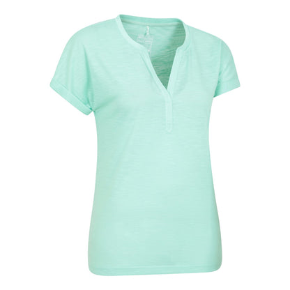 Mint - Side - Mountain Warehouse Womens-Ladies Skye Slub Quick Dry T-Shirt
