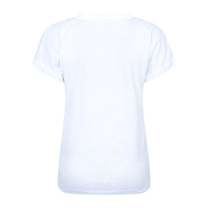 White - Back - Mountain Warehouse Womens-Ladies Skye Slub Quick Dry T-Shirt