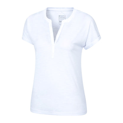 White - Lifestyle - Mountain Warehouse Womens-Ladies Skye Slub Quick Dry T-Shirt