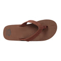 Brown - Back - Animal Mens Boardwalk Recycled Flip Flops