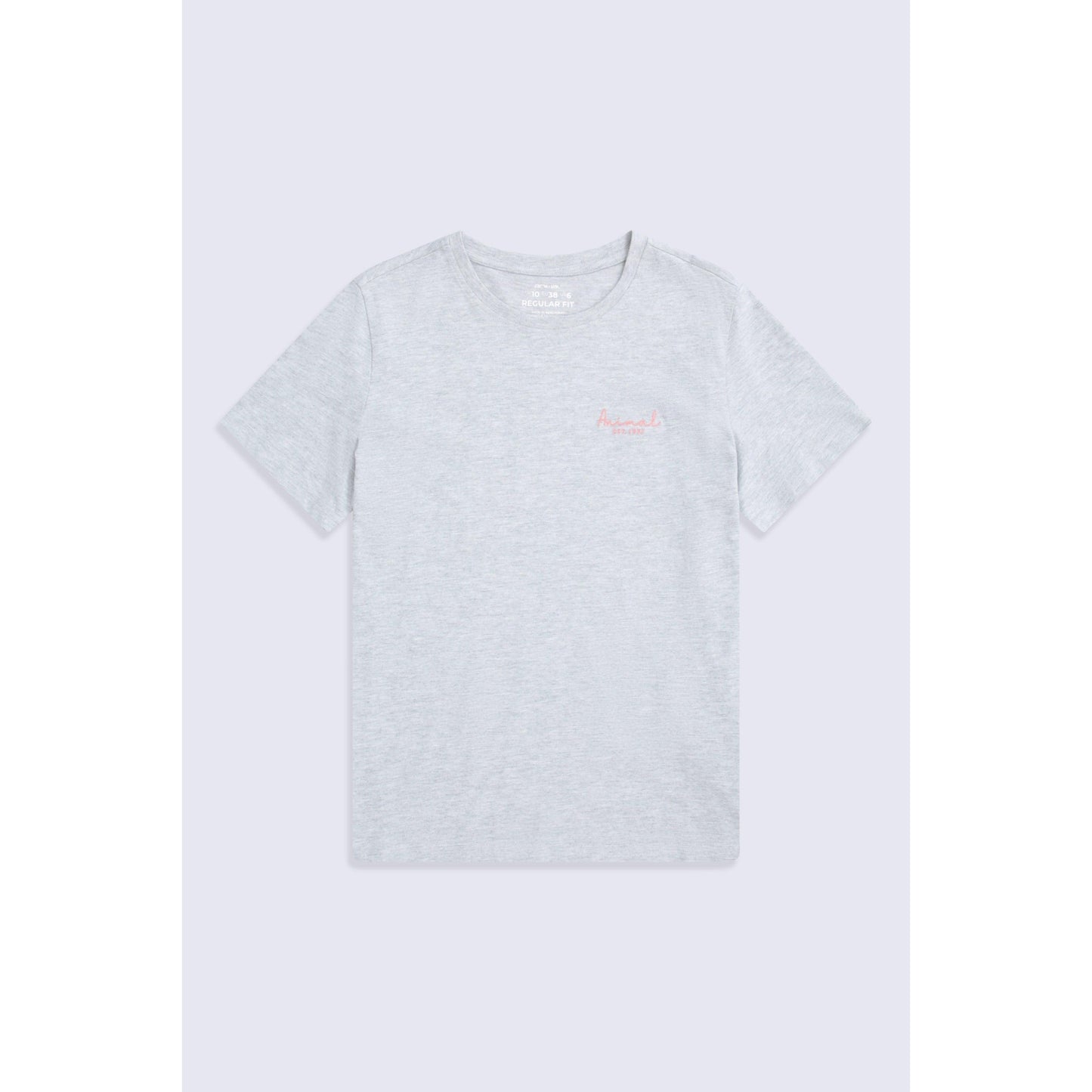 Dark Grey - Front - Animal Womens-Ladies Marina Logo Organic T-Shirt