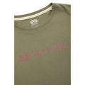 Khaki Green - Side - Animal Womens-Ladies Marina Logo Organic T-Shirt