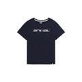 Navy - Front - Animal Womens-Ladies Marina Logo Organic T-Shirt