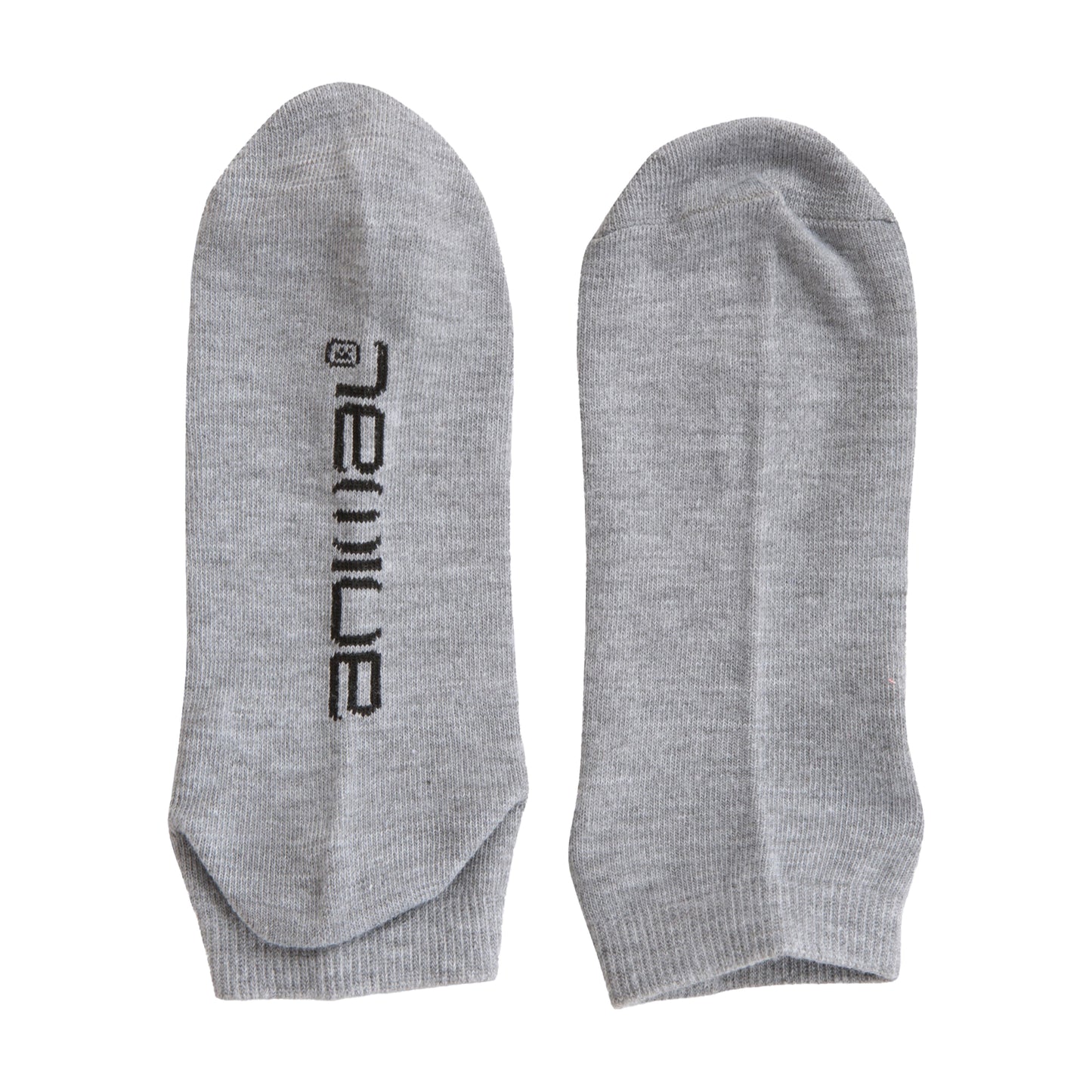 White-Grey-Black - Side - Animal Womens-Ladies Ronnie Recycled Ankle Socks (Pack of 3)