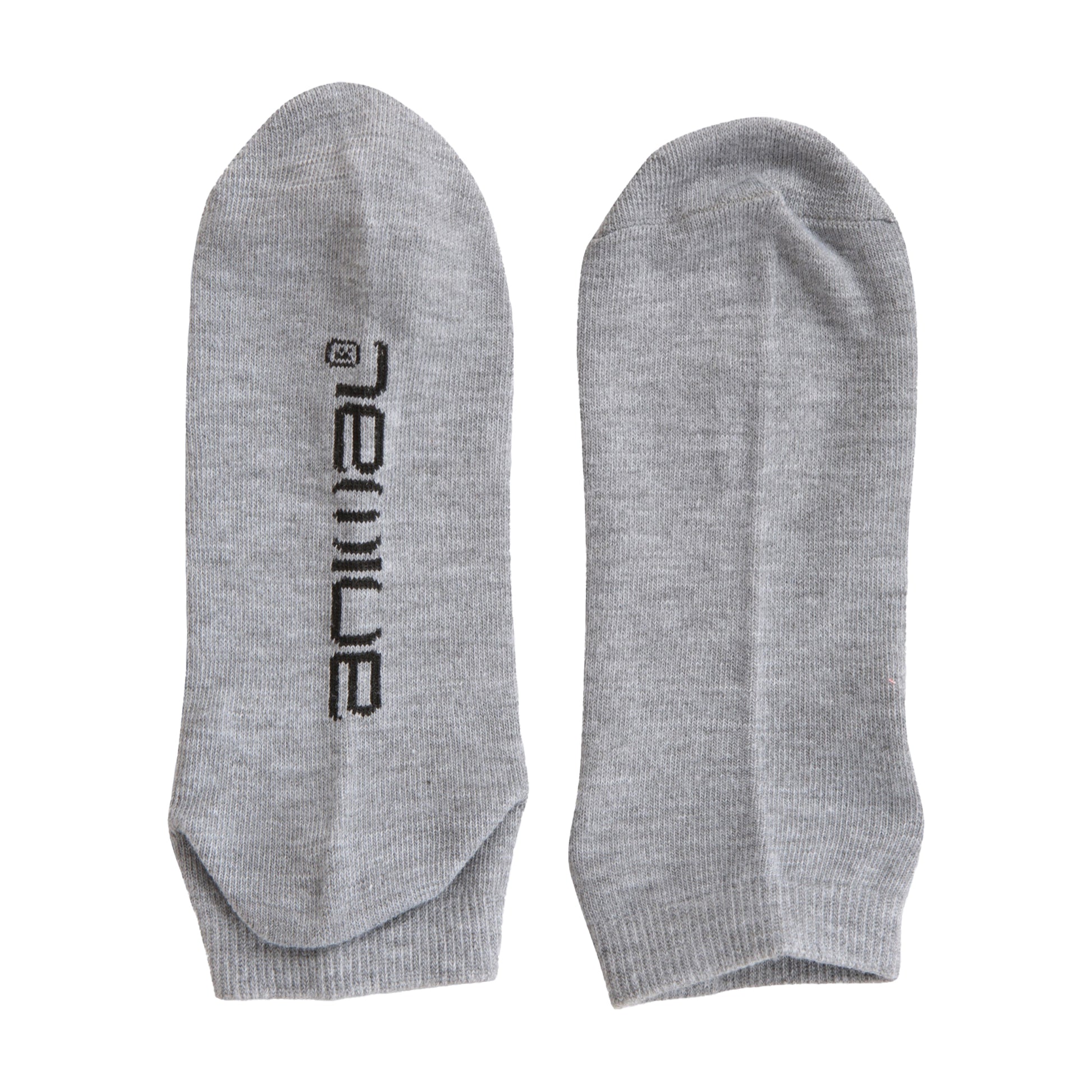 White-Grey-Black - Side - Animal Womens-Ladies Ronnie Recycled Ankle Socks (Pack of 3)