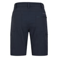 Navy - Side - Mountain Warehouse Mens Trek Cargo Shorts