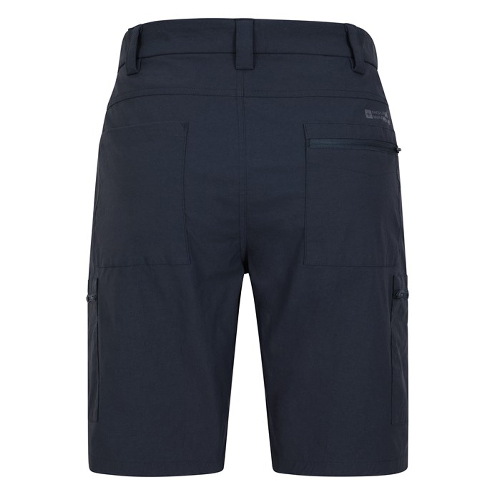 Navy - Side - Mountain Warehouse Mens Trek Cargo Shorts