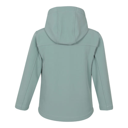 Light Khaki - Back - Mountain Warehouse Childrens-Kids Water Resistant Soft Shell Jacket