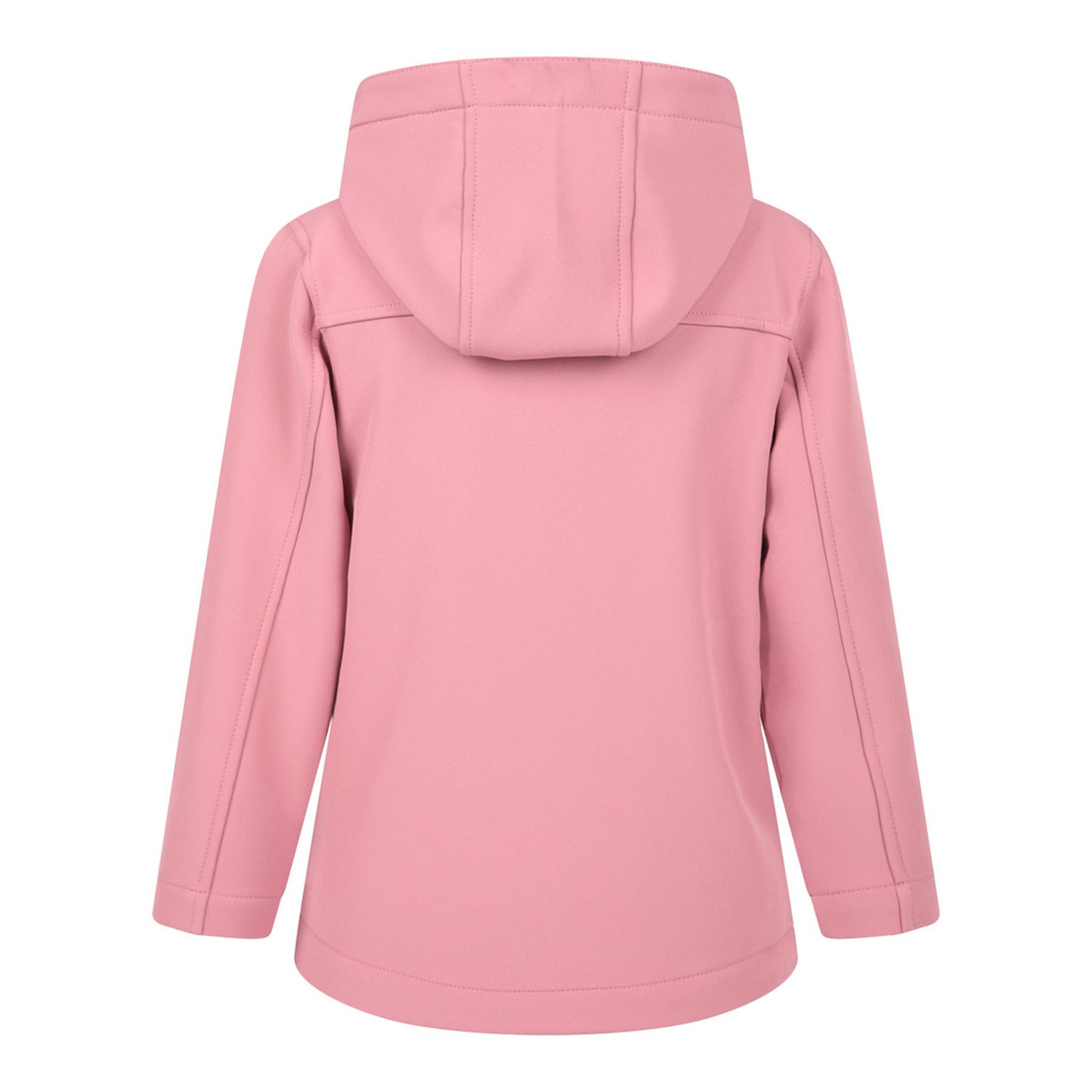 Light Pink - Back - Mountain Warehouse Childrens-Kids Water Resistant Soft Shell Jacket