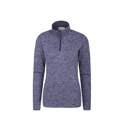 Navy - Front - Mountain Warehouse Womens-Ladies Idris Fleece Top