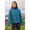 Teal - Front - Mountain Warehouse Womens-Ladies Turbine Padded Soft Shell Jacket