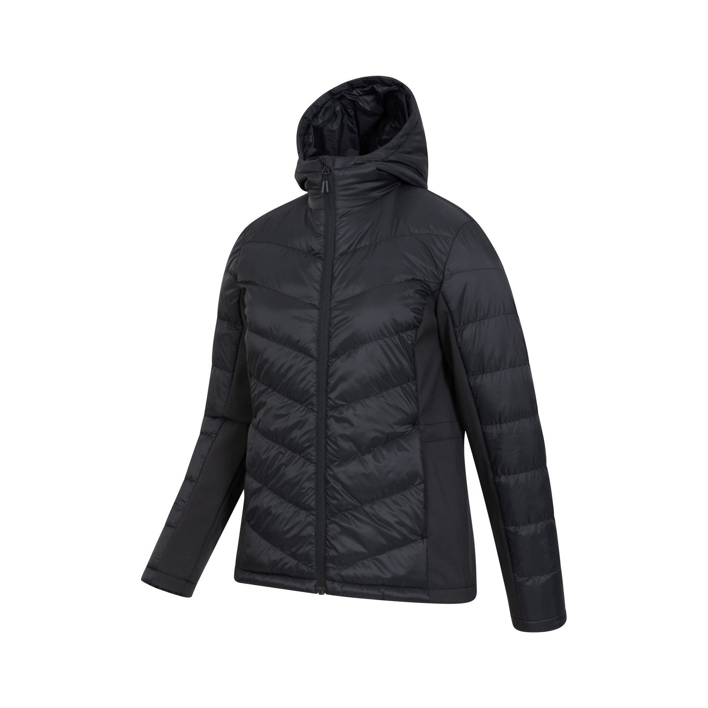 Jet Black - Lifestyle - Mountain Warehouse Womens-Ladies Turbine Padded Soft Shell Jacket