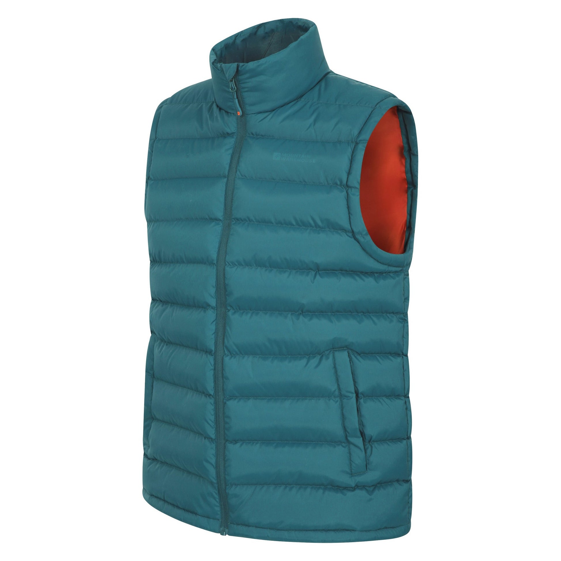 Dark Teal - Side - Mountain Warehouse Mens Seasons Padded Gilet