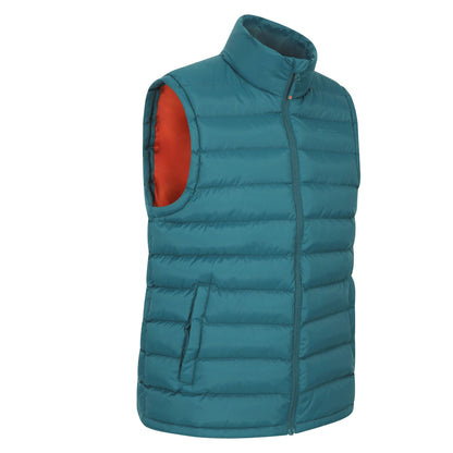 Dark Teal - Lifestyle - Mountain Warehouse Mens Seasons Padded Gilet
