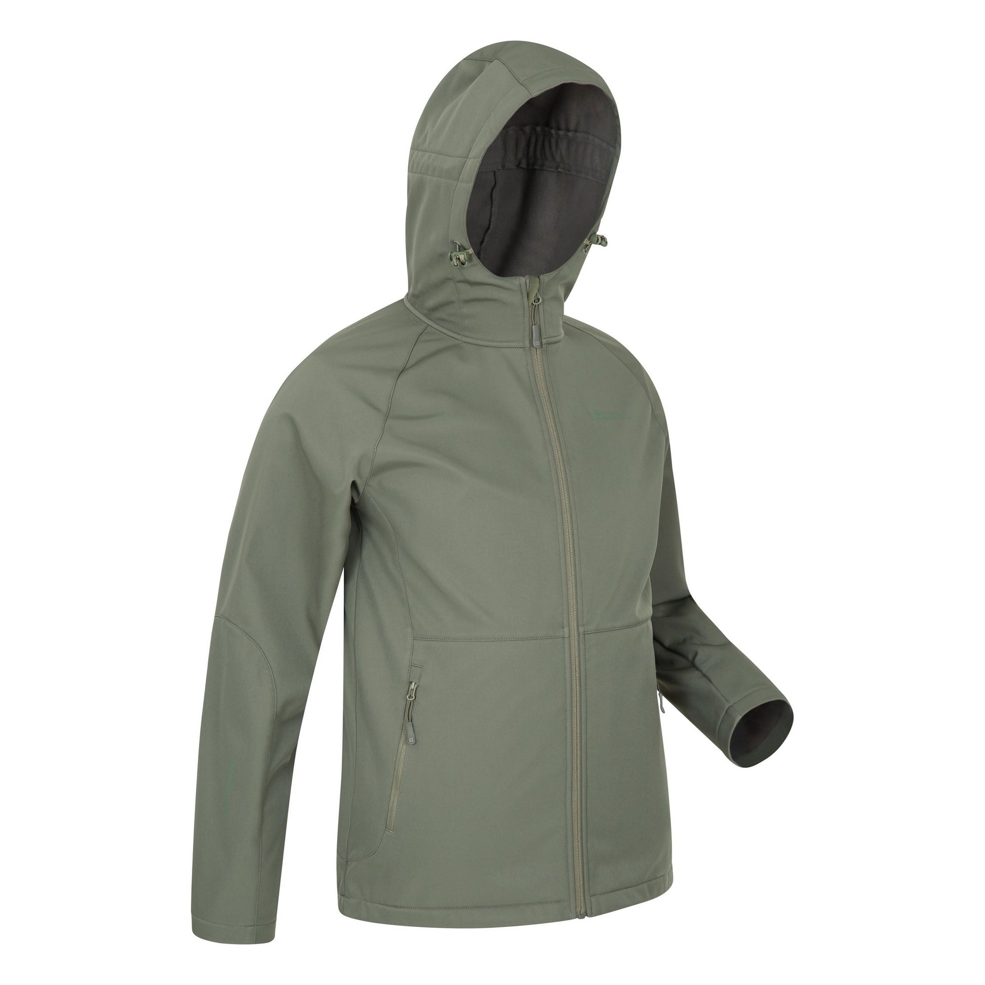Light Khaki - Lifestyle - Mountain Warehouse Mens Helsinki Recycled Polyester Soft Shell Jacket