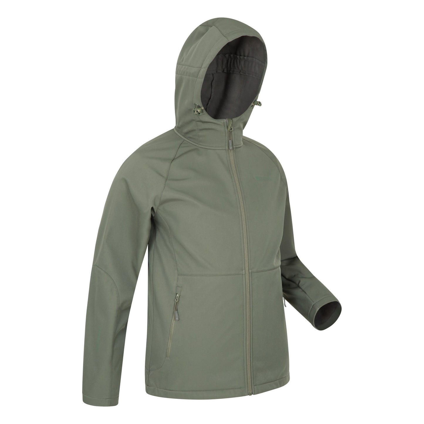 Light Khaki - Lifestyle - Mountain Warehouse Mens Helsinki Recycled Polyester Soft Shell Jacket
