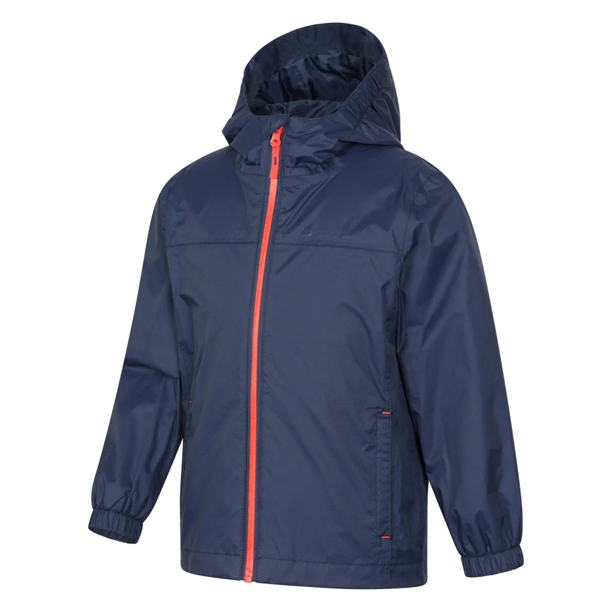 Blue - Side - Mountain Warehouse Childrens-Kids Torrent Waterproof Jacket