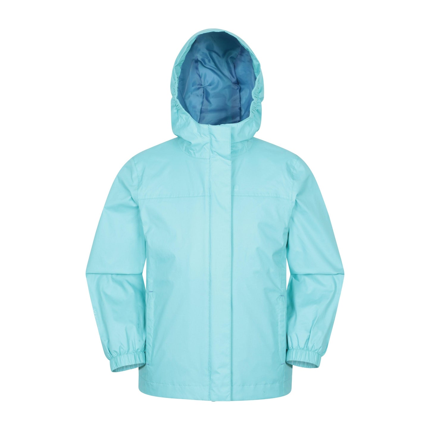 Dark Teal - Front - Mountain Warehouse Childrens-Kids Torrent Waterproof Jacket