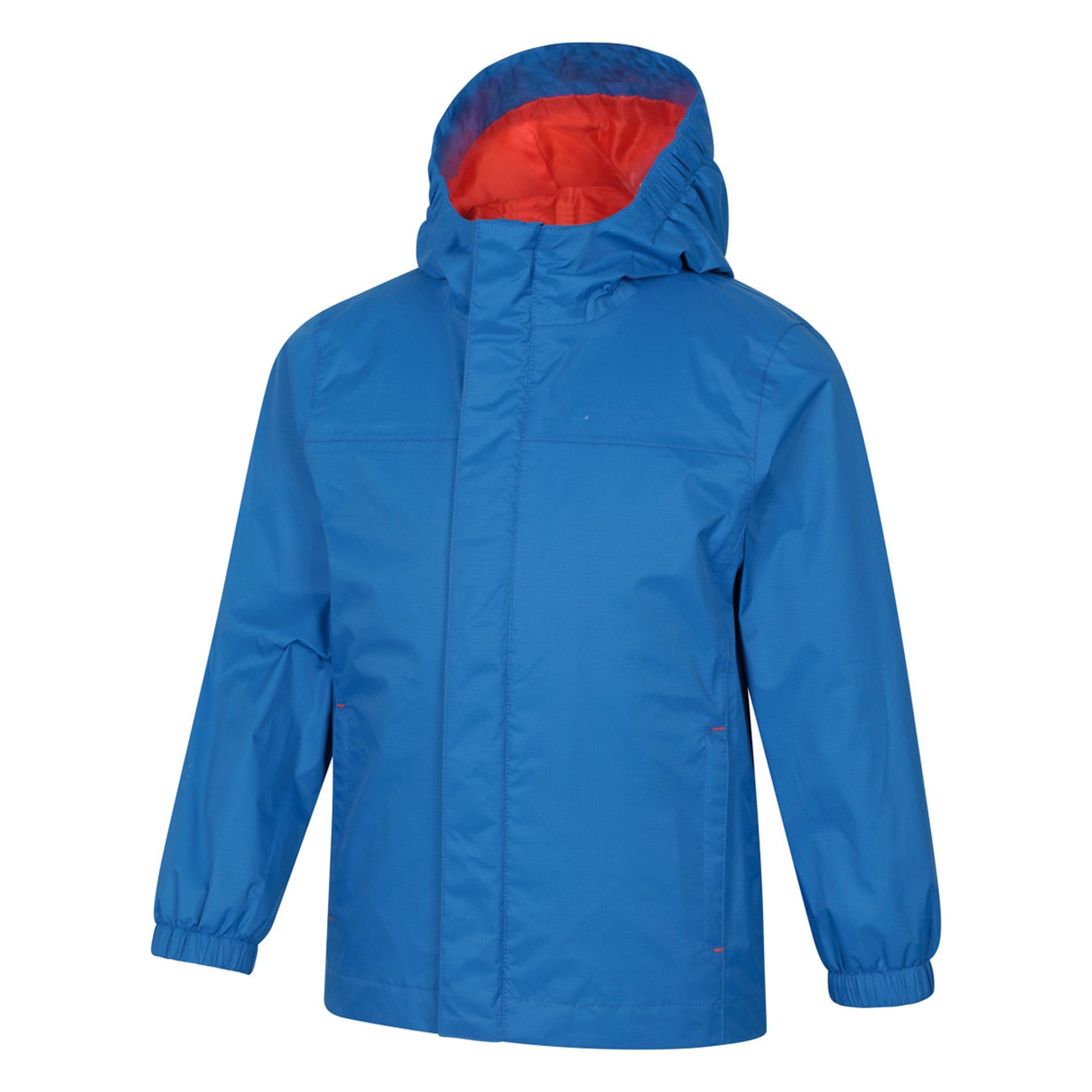 Bright Blue - Side - Mountain Warehouse Childrens-Kids Torrent Waterproof Jacket