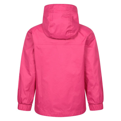 Dark Pink - Back - Mountain Warehouse Childrens-Kids Torrent Waterproof Jacket