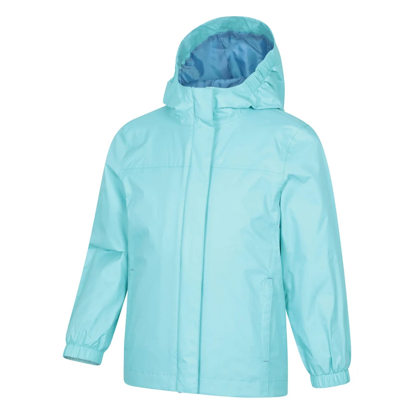 Dark Teal - Side - Mountain Warehouse Childrens-Kids Torrent Waterproof Jacket