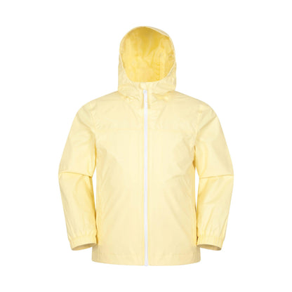 Yellow - Front - Mountain Warehouse Childrens-Kids Torrent Waterproof Jacket